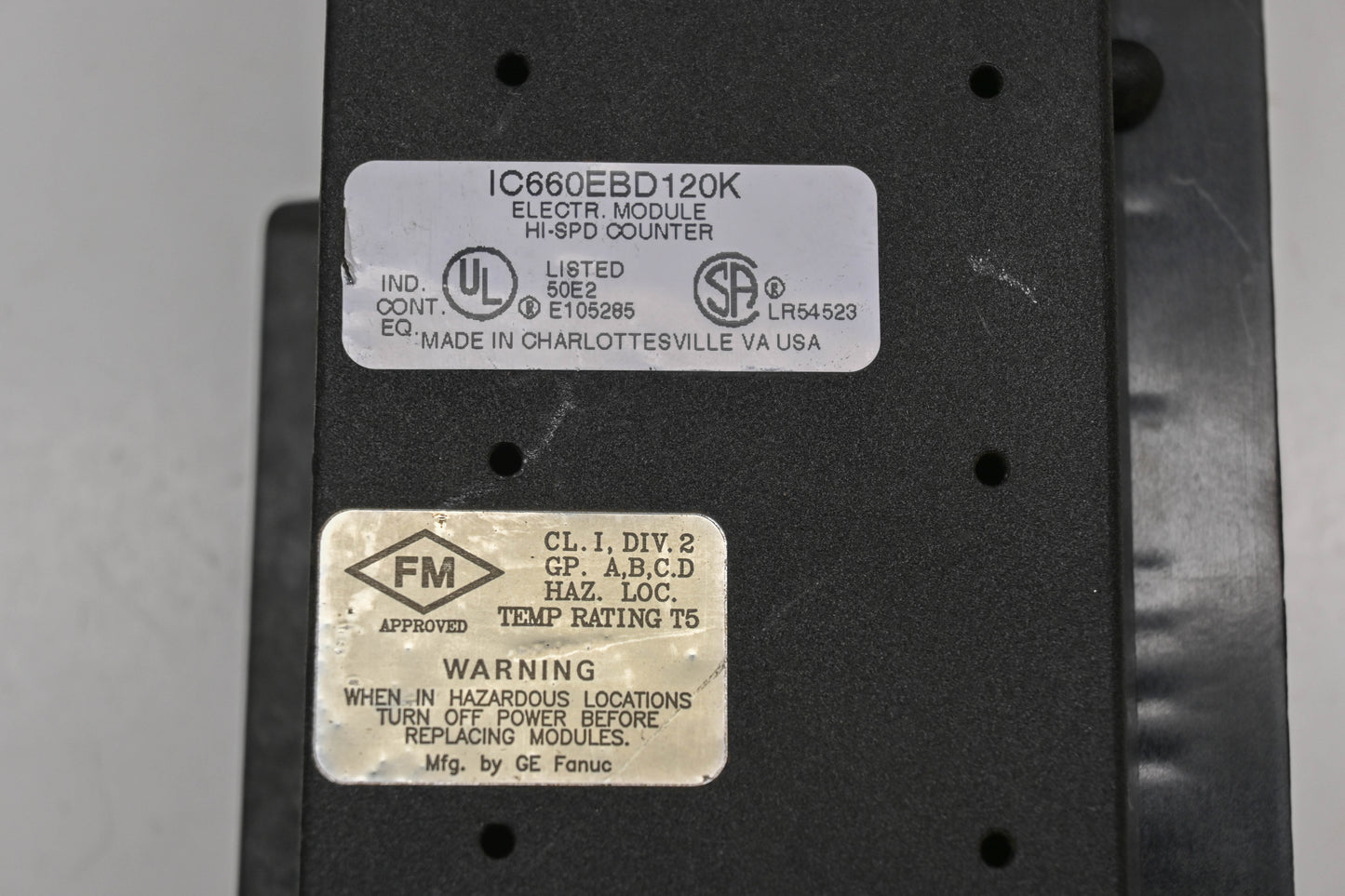 GE Fanuc IC660EBD120K Electronic High Speed Counter
