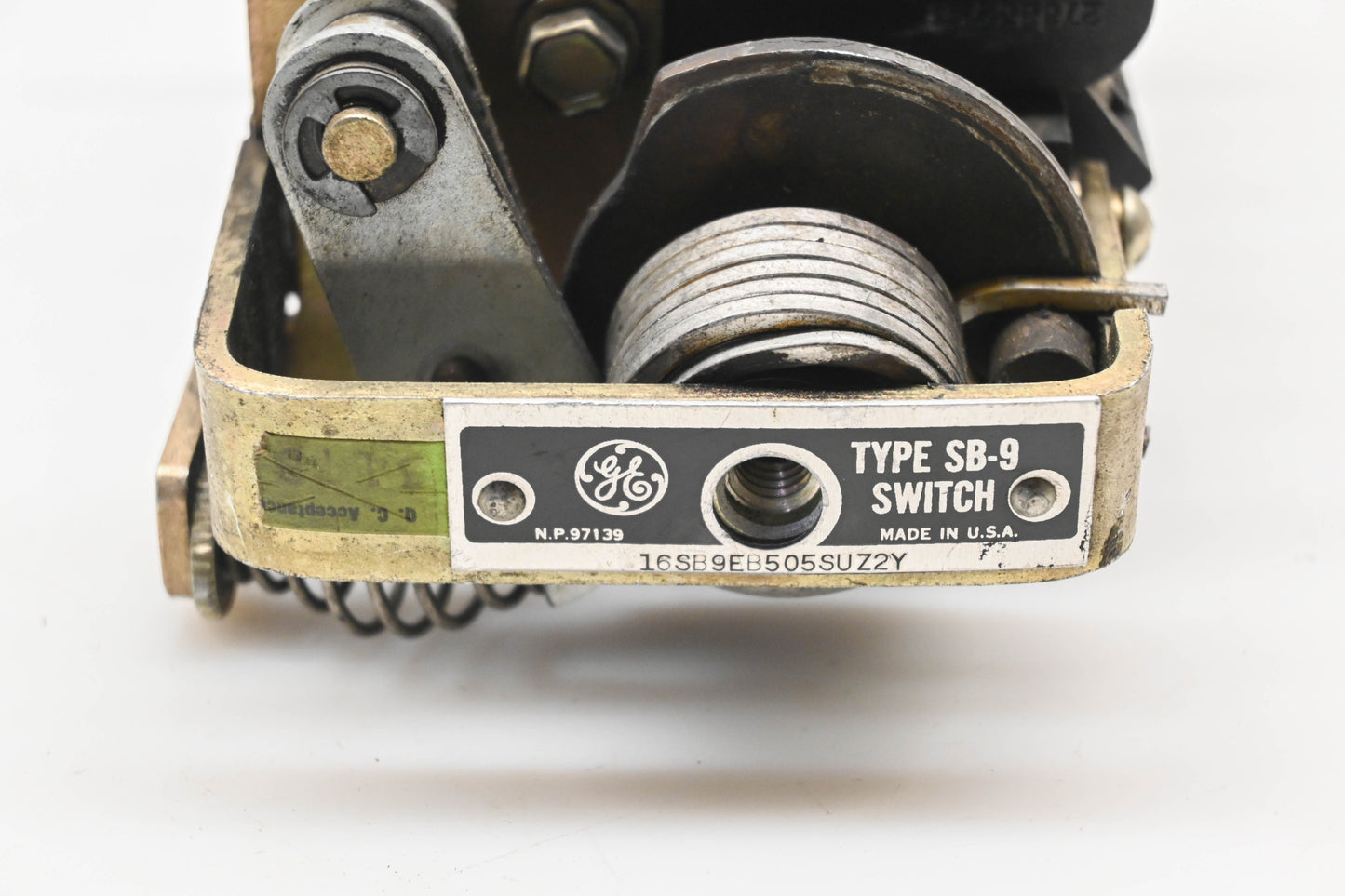 GE 16SB9EB505SUZ2Y, SB-9 Rotary Switch