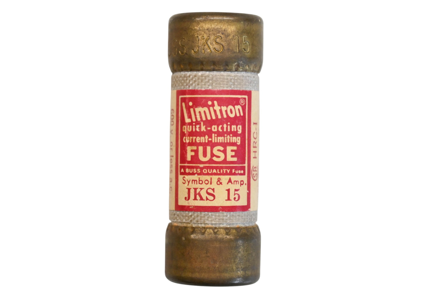 Bussmann JKS 15, JKS-15 Limitron 15A-600V Fuses Qty 2 NOS