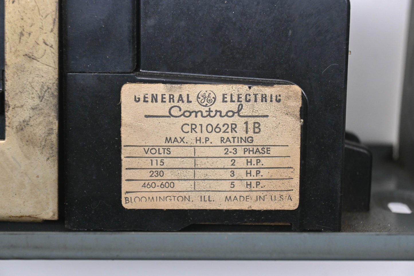 GE CR1062R1B Manual Motor Starter NOS