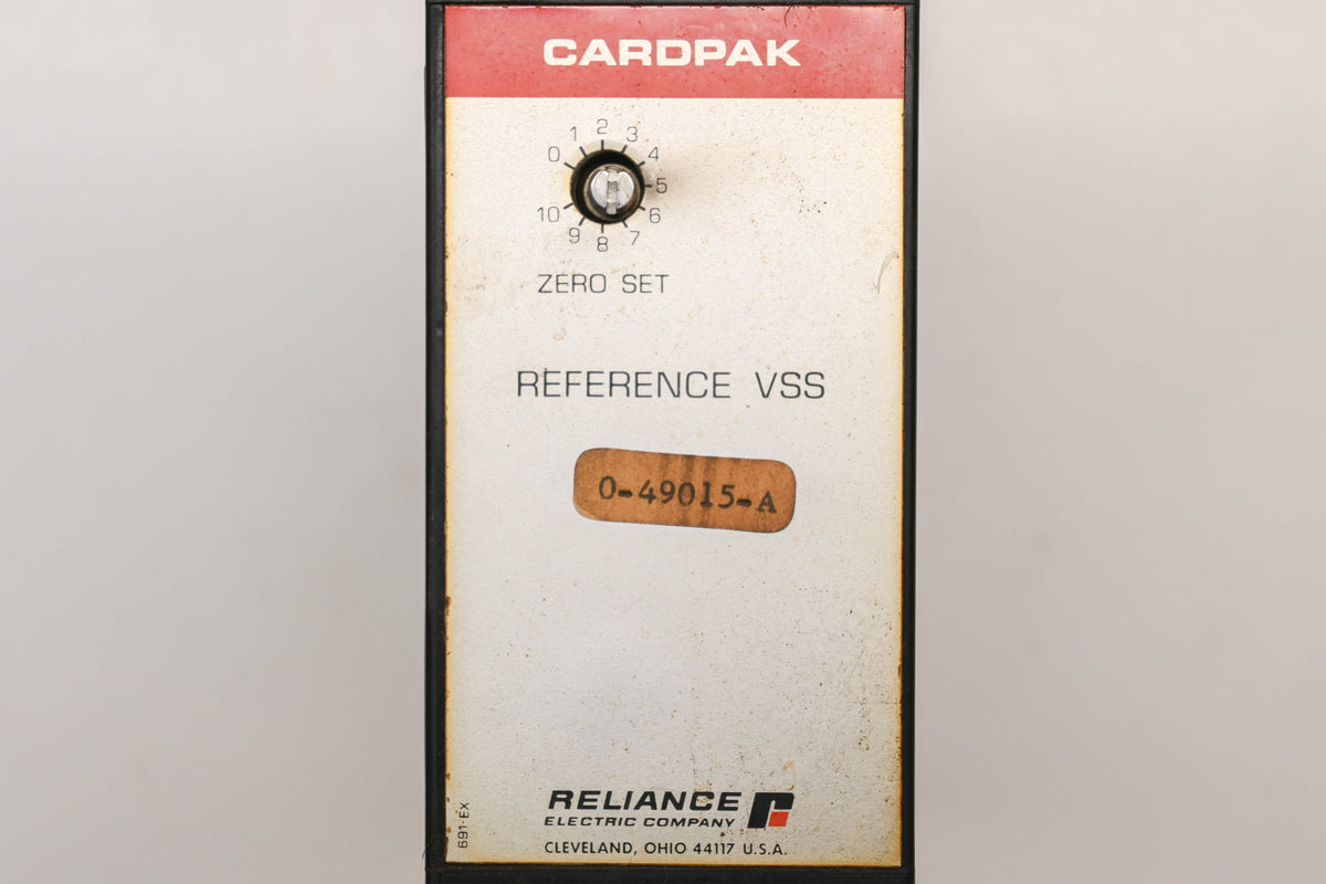 Reliance Electric 0-49015-A Reference VSS
