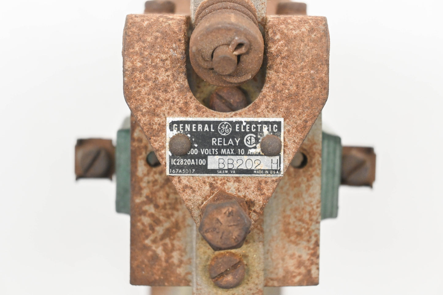 GE IC2820A100BB202H 10A-600V Relay Assembly