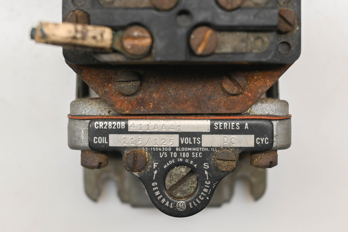 GE CR2820B411AA41 115-125V Relay Assembly