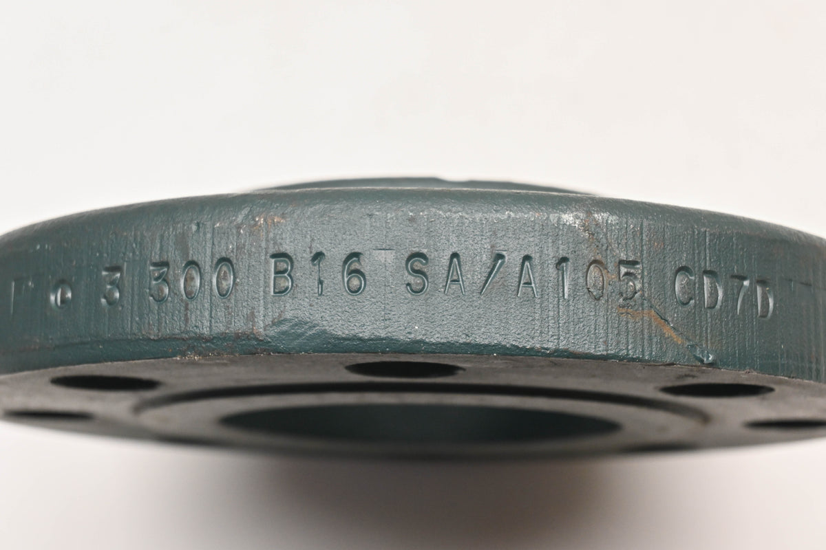 Aftermarket 3 300 B16 SA/A105 CD7D 3-5/8" x 8-1/4" x 1-3/16" 8-Hole Flange NOS