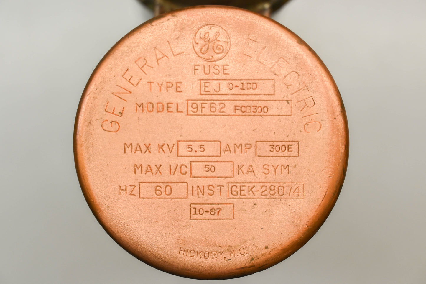 GE 9F62FCB300 300A-5500V Fuse NOS