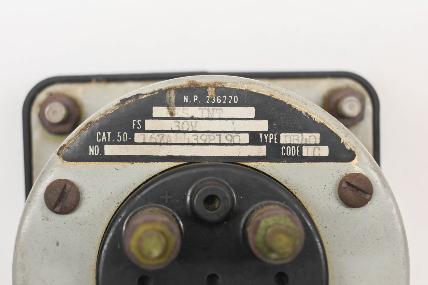 GE 50-167A8439P190 100-0-100 Percent Meter