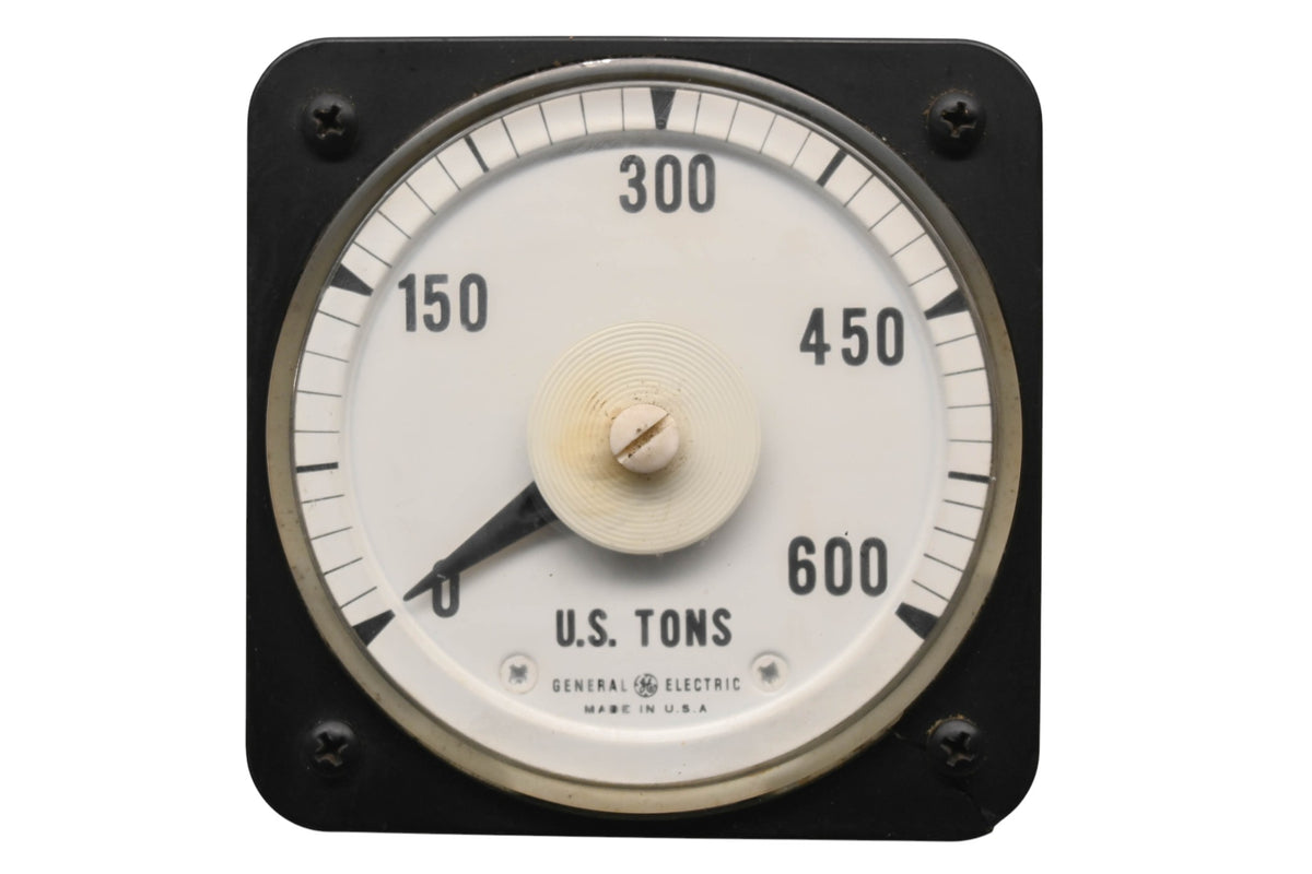 GE 50-103111FARL1MKJ 0-600 Ton Meter