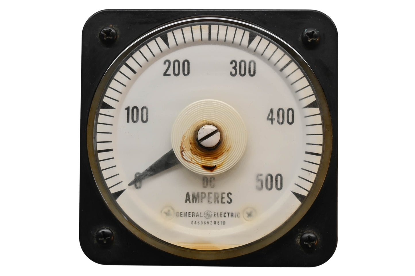 GE 6485K52067D 0-500 DC Ammeter