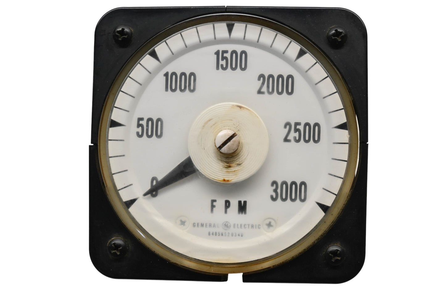 GE 6485K52034D 0-3000 FPM Meter
