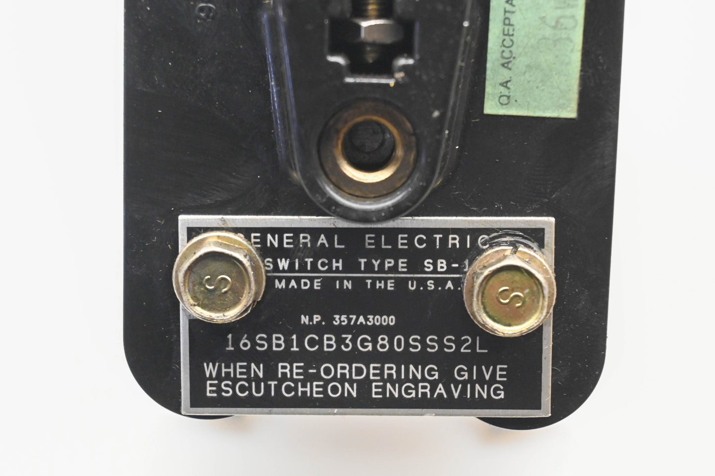 GE 16SB1CB3G80SSS2L Rotary Switch Kit