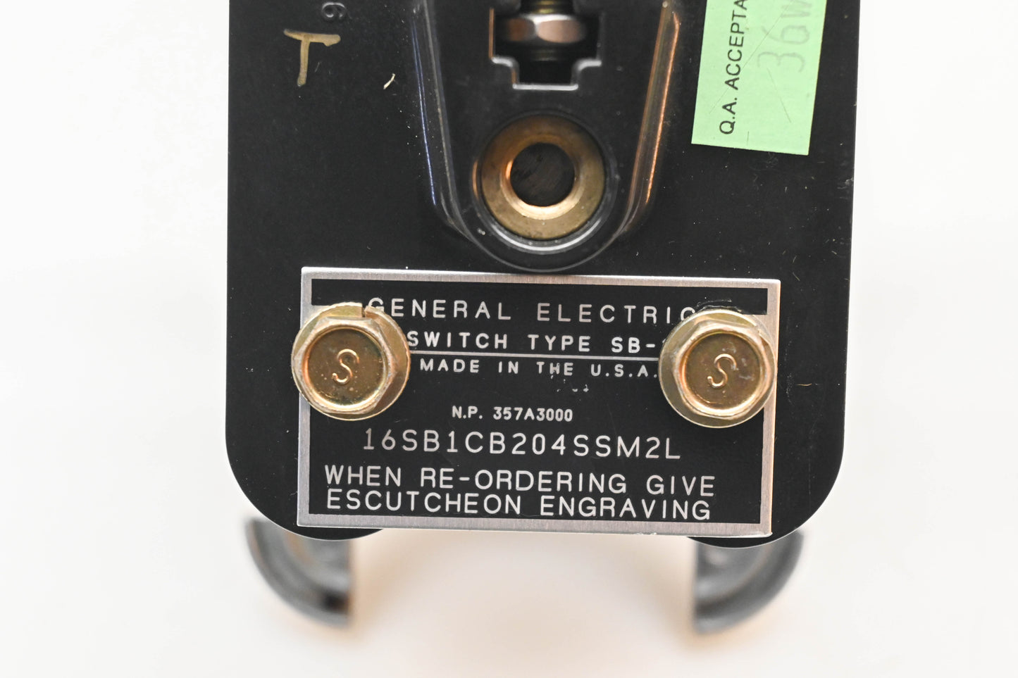 GE 16SB1CB204SSM2L Rotary Switch Kit