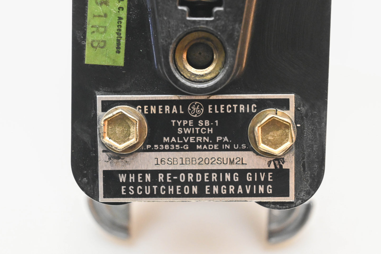 GE 16SB1BB202SUM2L Rotary Switch Kit