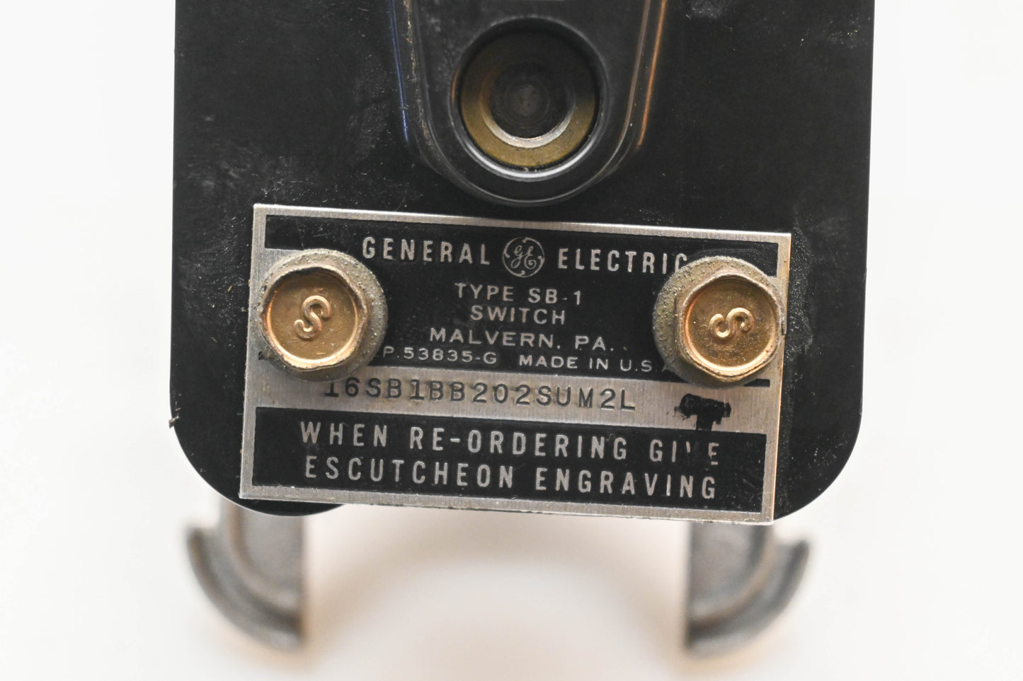 GE 16SB1BB202SUM2L Rotary Switch Assembly