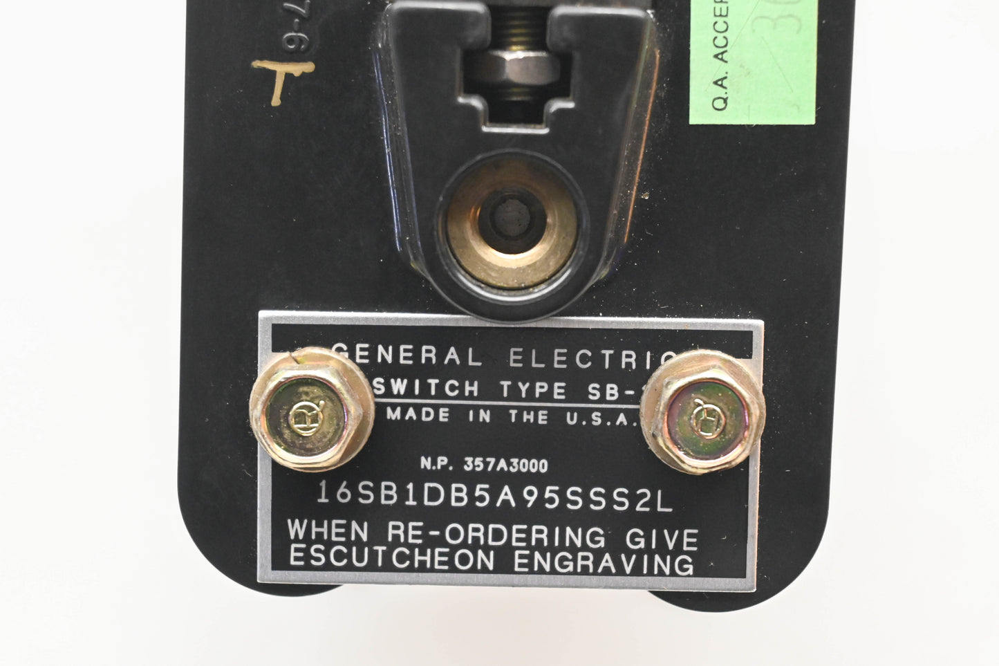 GE 16SB1DB5A95SSS2L Rotary Switch Kit NOS