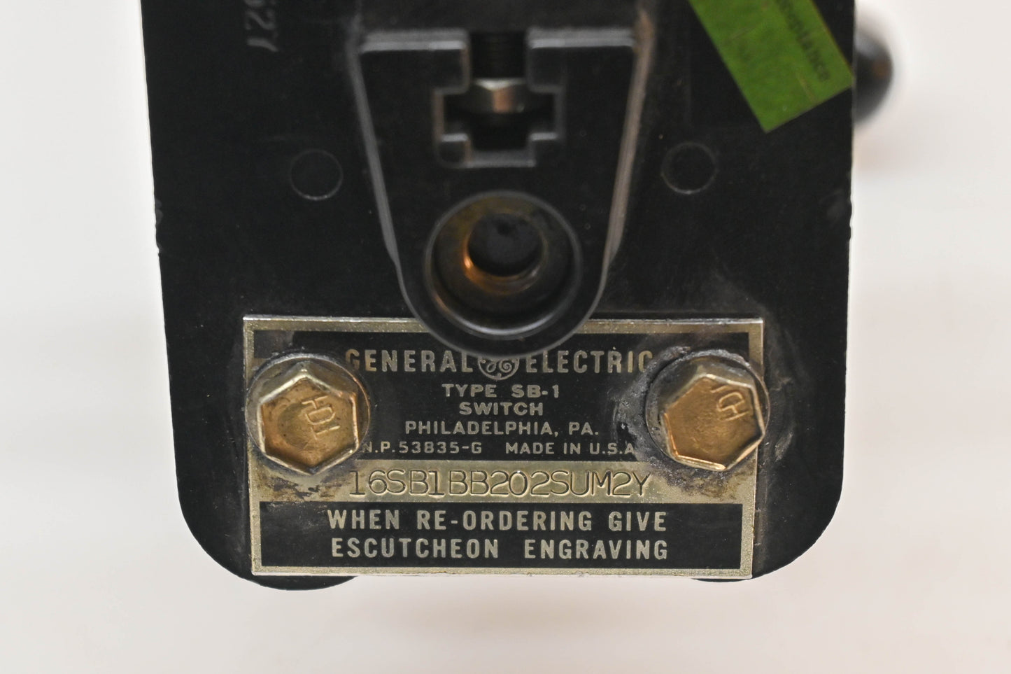 GE 16SB1BB202SUM2Y Rotary Switch Kit