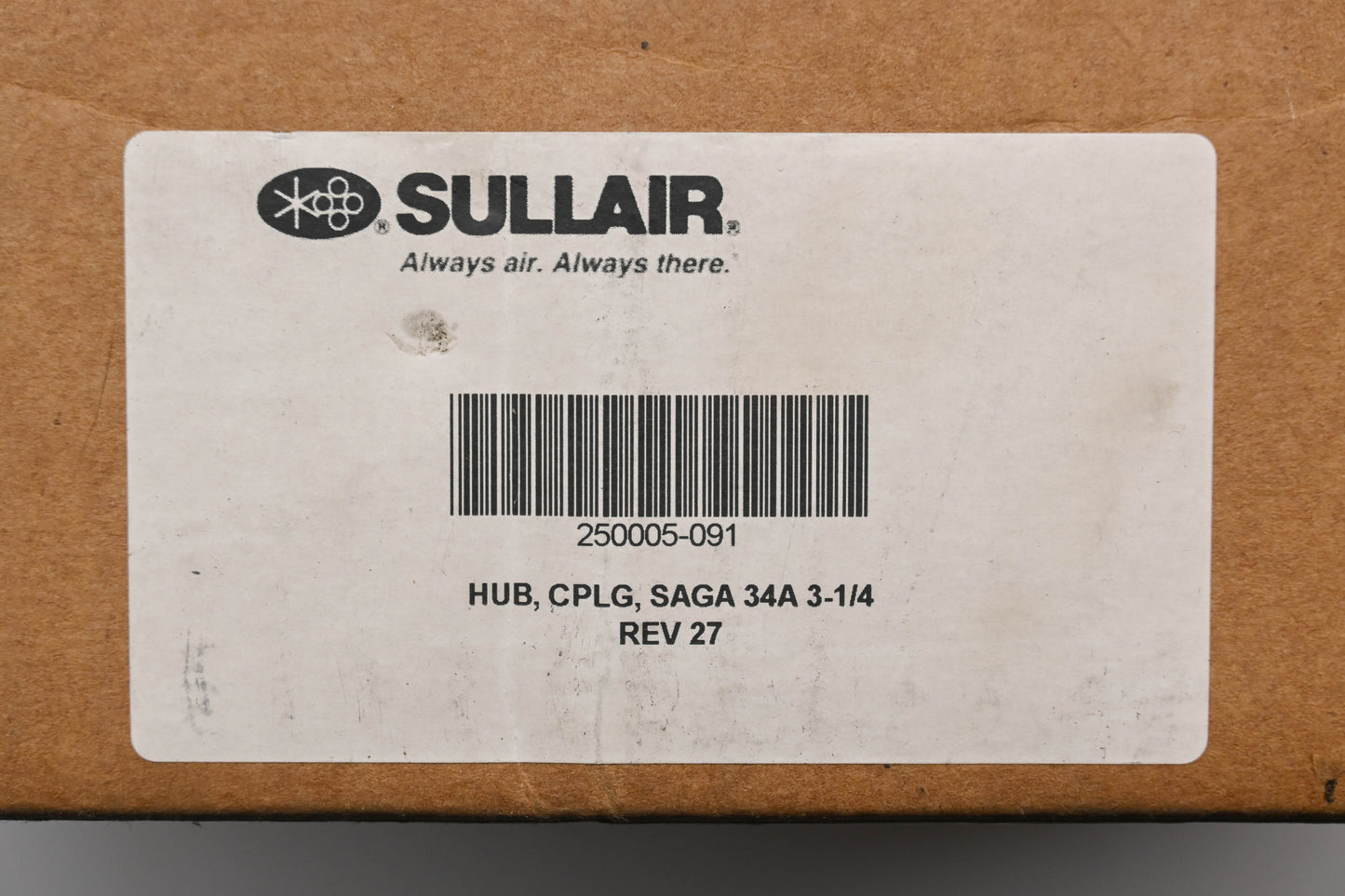 Sullair 250005-091 3-1/4" x 10-5/8" x 5/8" Hub Coupling NOS