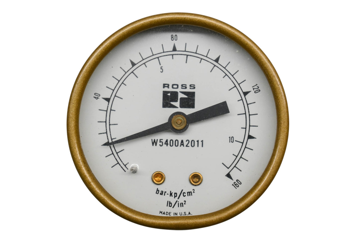 Ross W5400A2011 160PSI Air Pressure Gauge NOS
