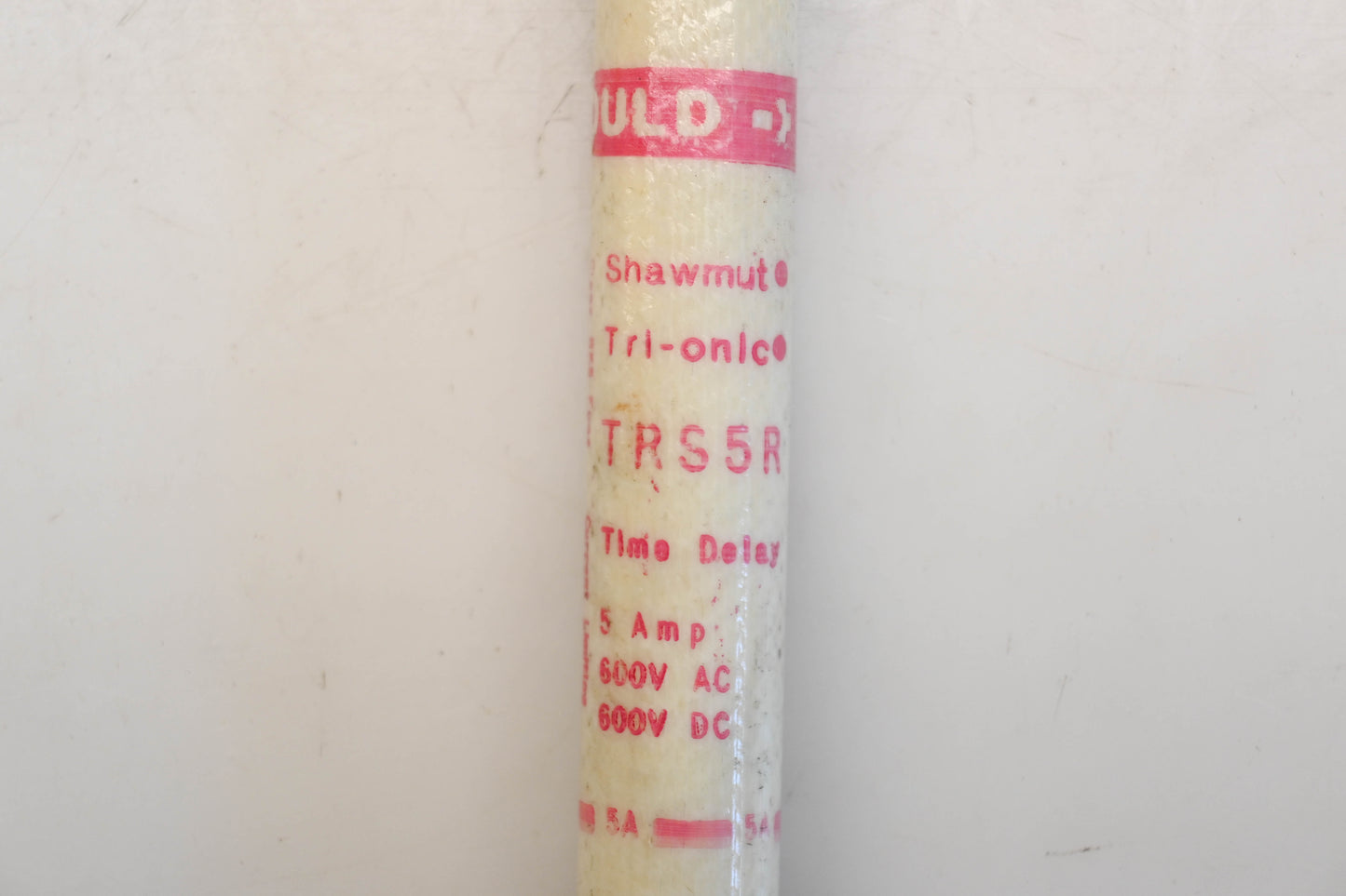 Gould TRS5R 5A-600V Fuses Qty 3 NOS