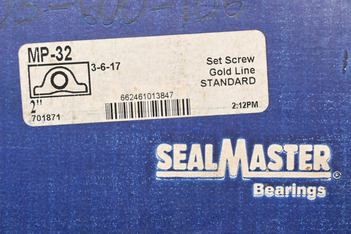 Sealmaster MP-32 2" Pillow Block Bearing NOS