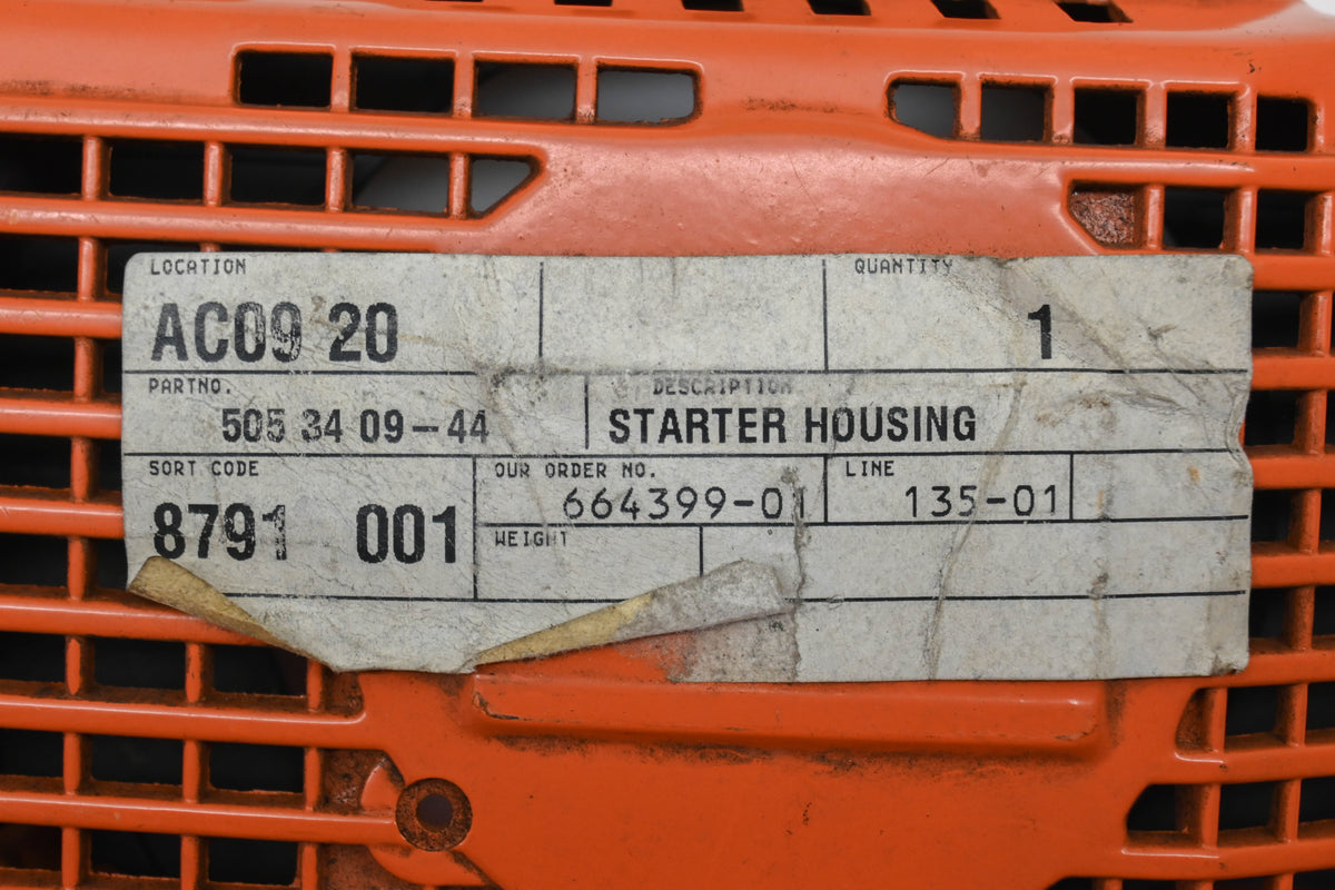 OEM Husqvarna 505 34 09-44, 505340944 Starter Housing