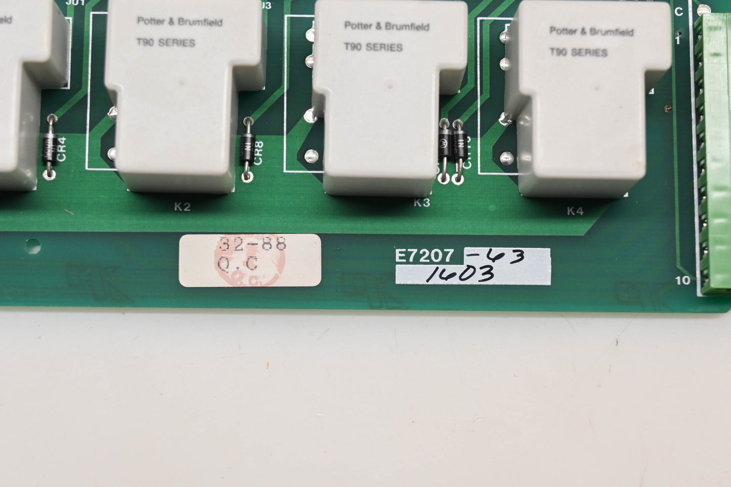 Telemotive E7207-63 Relay Circuit Board NOS