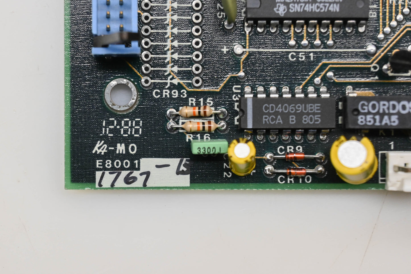 Telemotive E8001-13 Micro Computer Circuit Board NOS