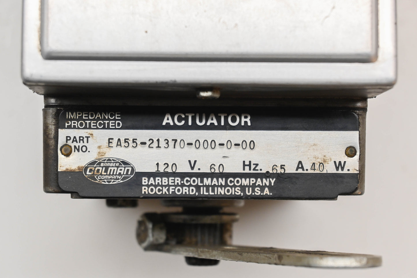 Barber-Colman EA55-21370-000-0-00 40W-120V Actuator