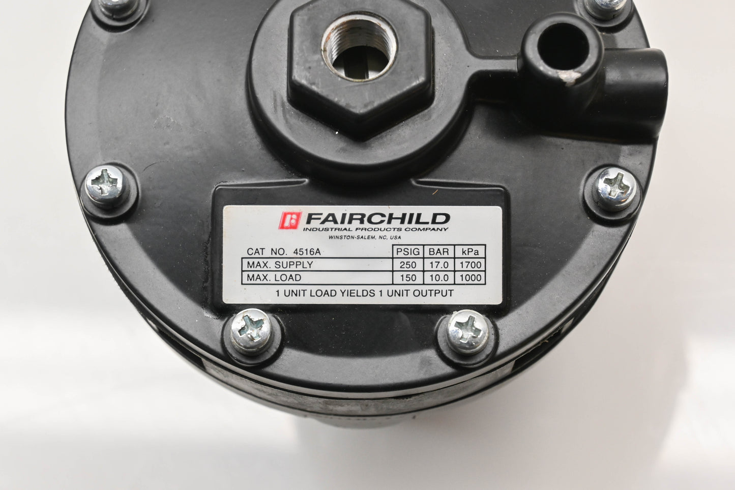 Fairchild 4516A 250 PSI Pneumatic Volume Booster