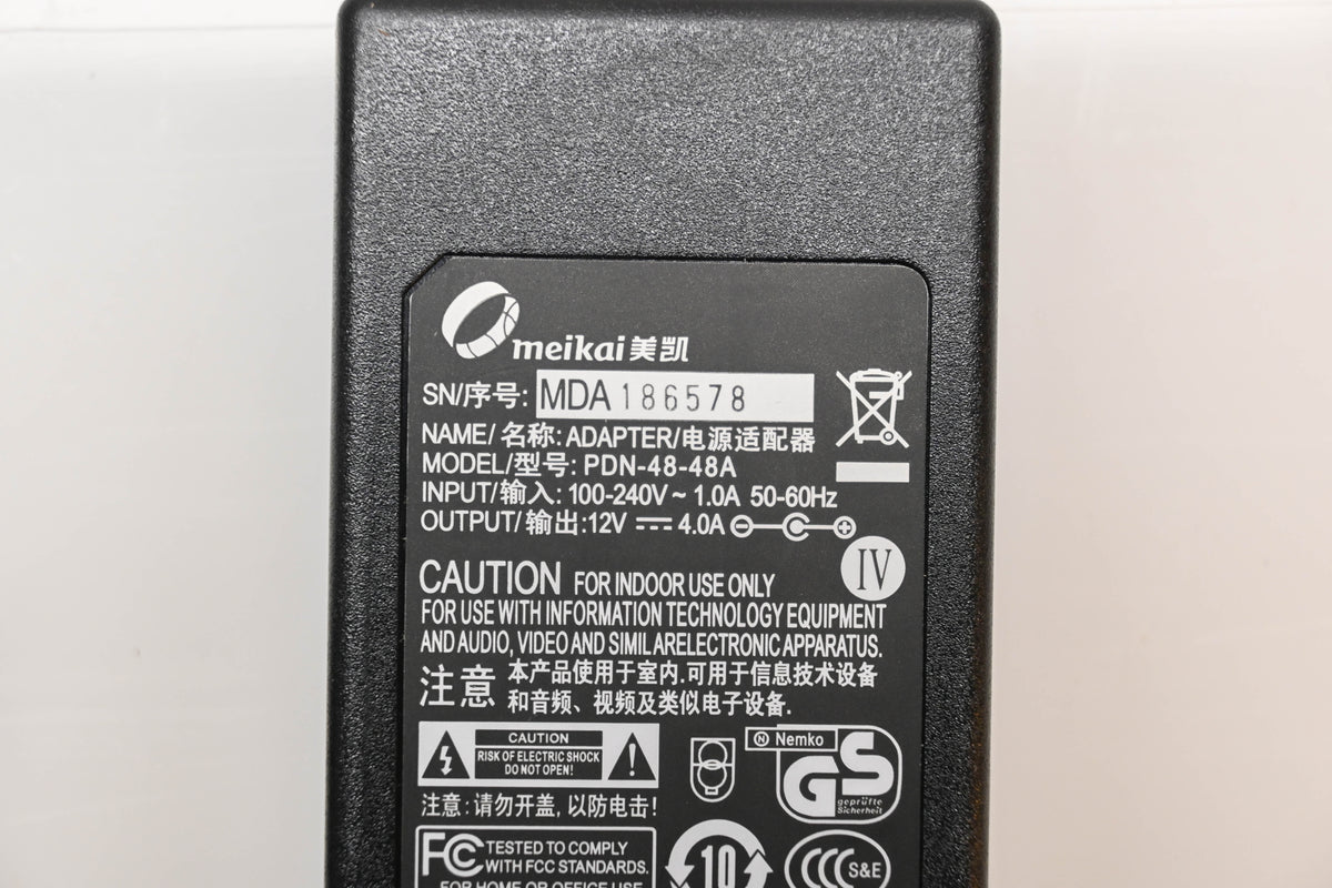 Meikai PDN-48-48A Power Adapter Kit NOS