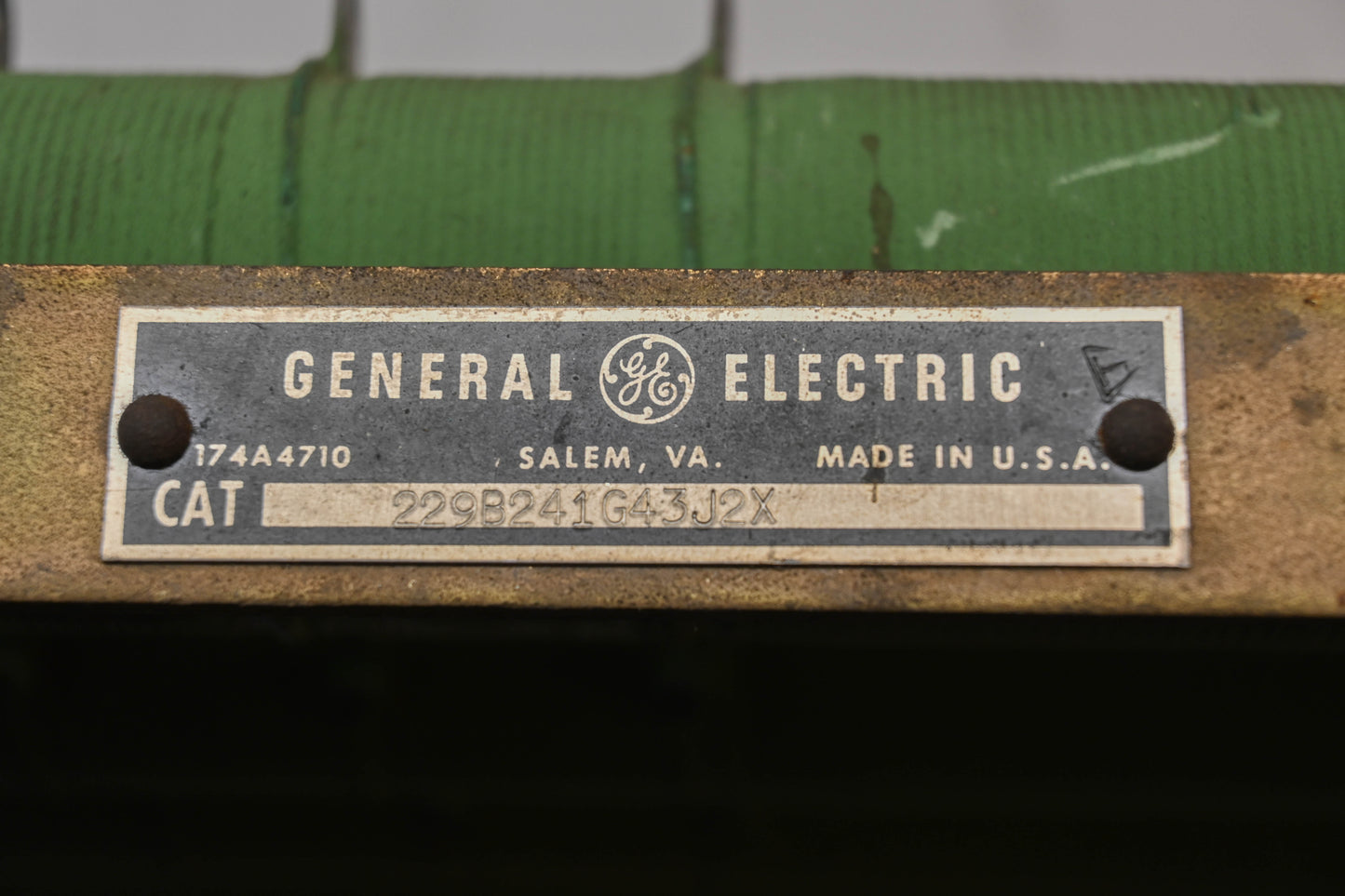 GE 229B241G43J2X Resistor Bank