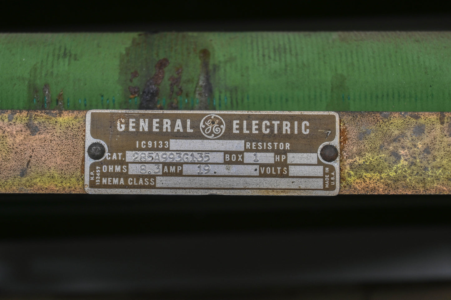 GE 285A993G135 Resistor Bank