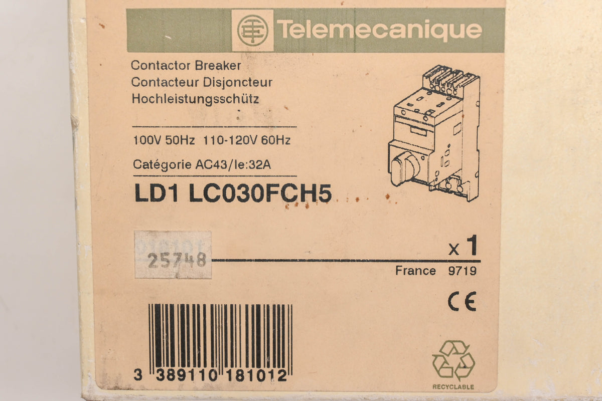 Telemecanique LD1LC030FCH5 Contactor Breaker NOS