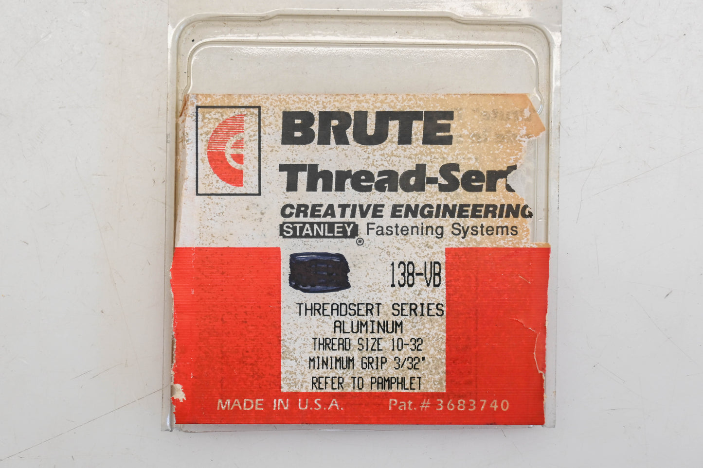 Brute 138-VB 10-32 Aluminum Thread-Serts Qty 10 NOS