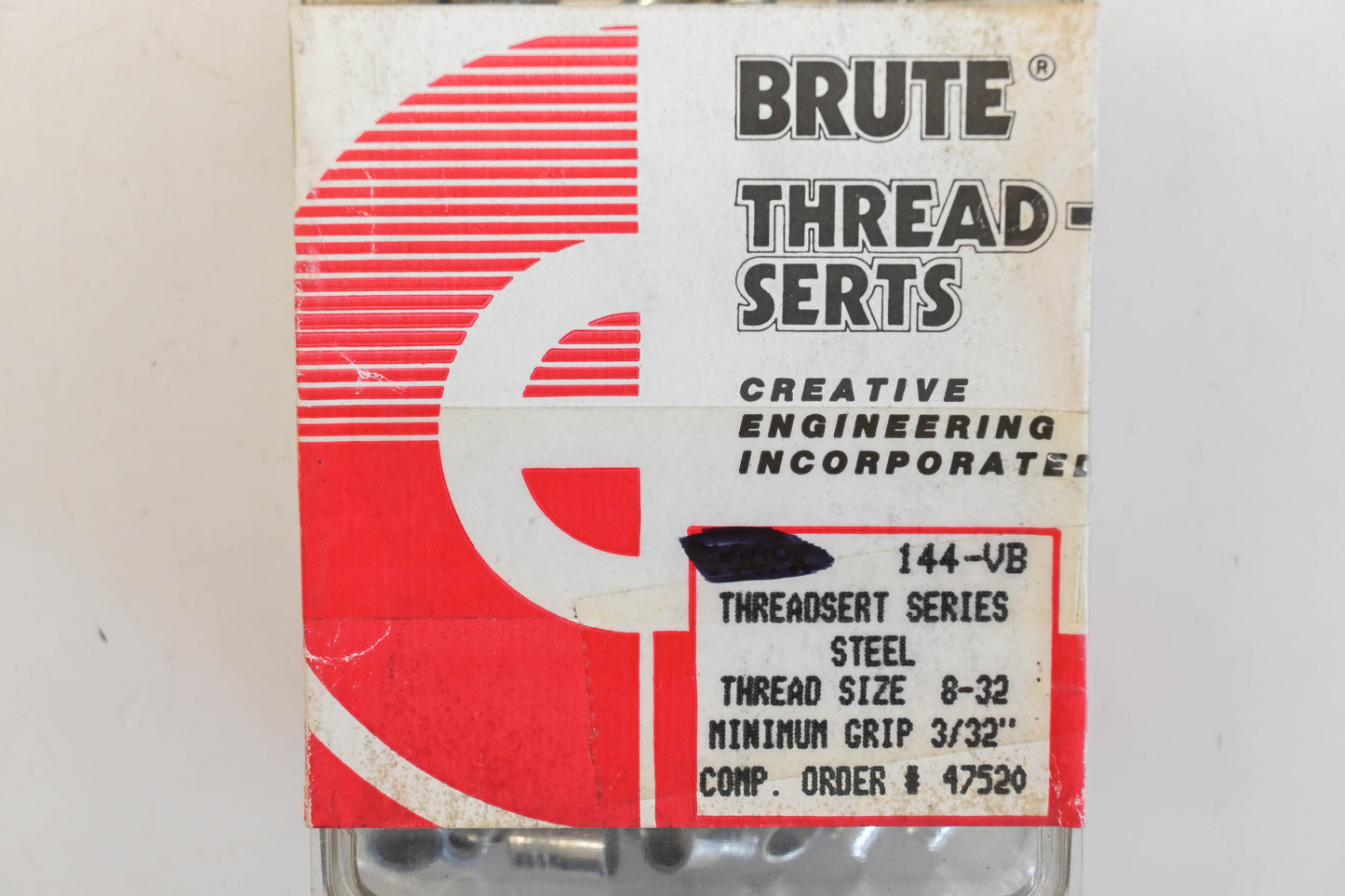 Brute 144-VB 8-32 Steel Thread-Serts Qty 98 NOS