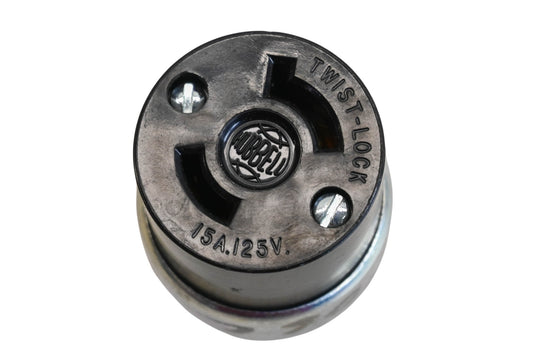 Hubbell 7506C 15A-125V Twist-Lock Receptacle Assembly NOS