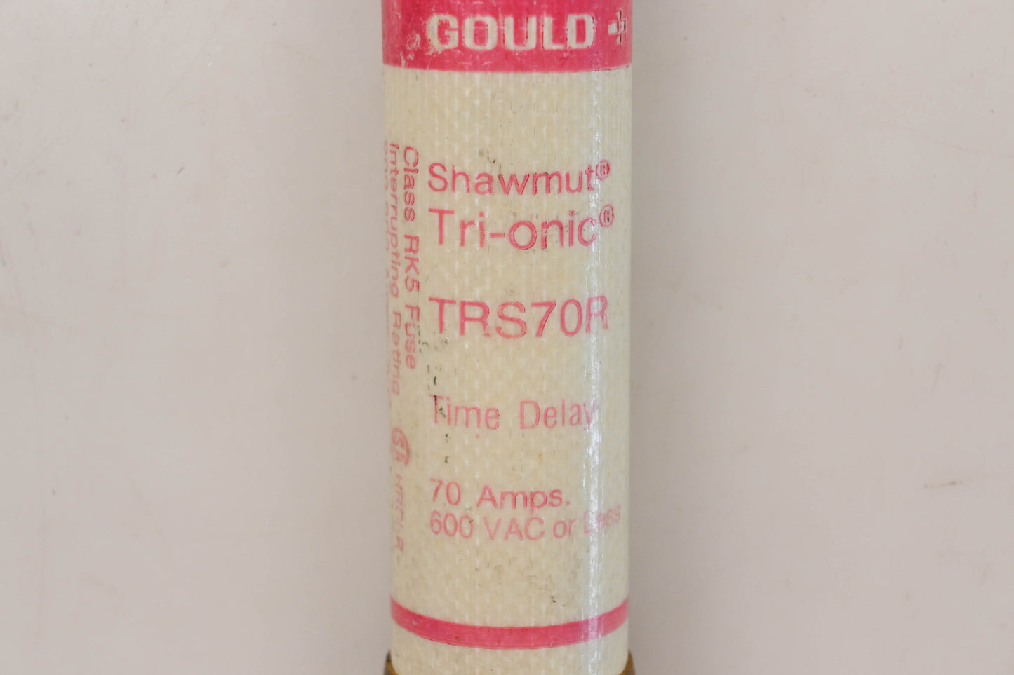 Gould TRS70R 70A-600V Time Delay Fuses Qty 2 NOS