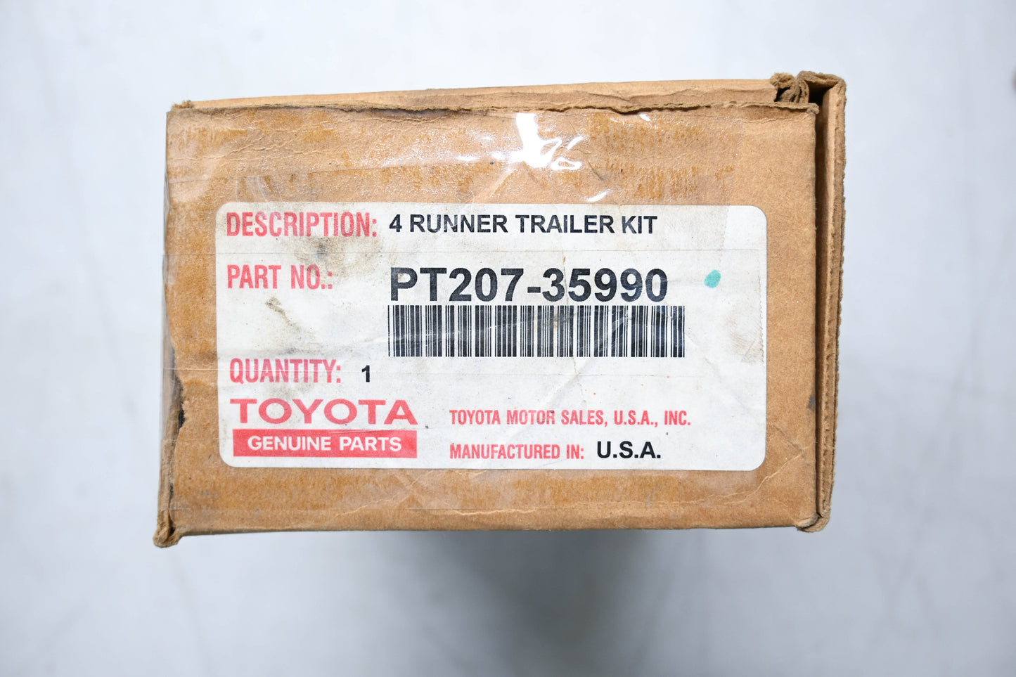 New OEM Toyota PT207-35990 4 Runner Trailer Wire Harness Kit NOS