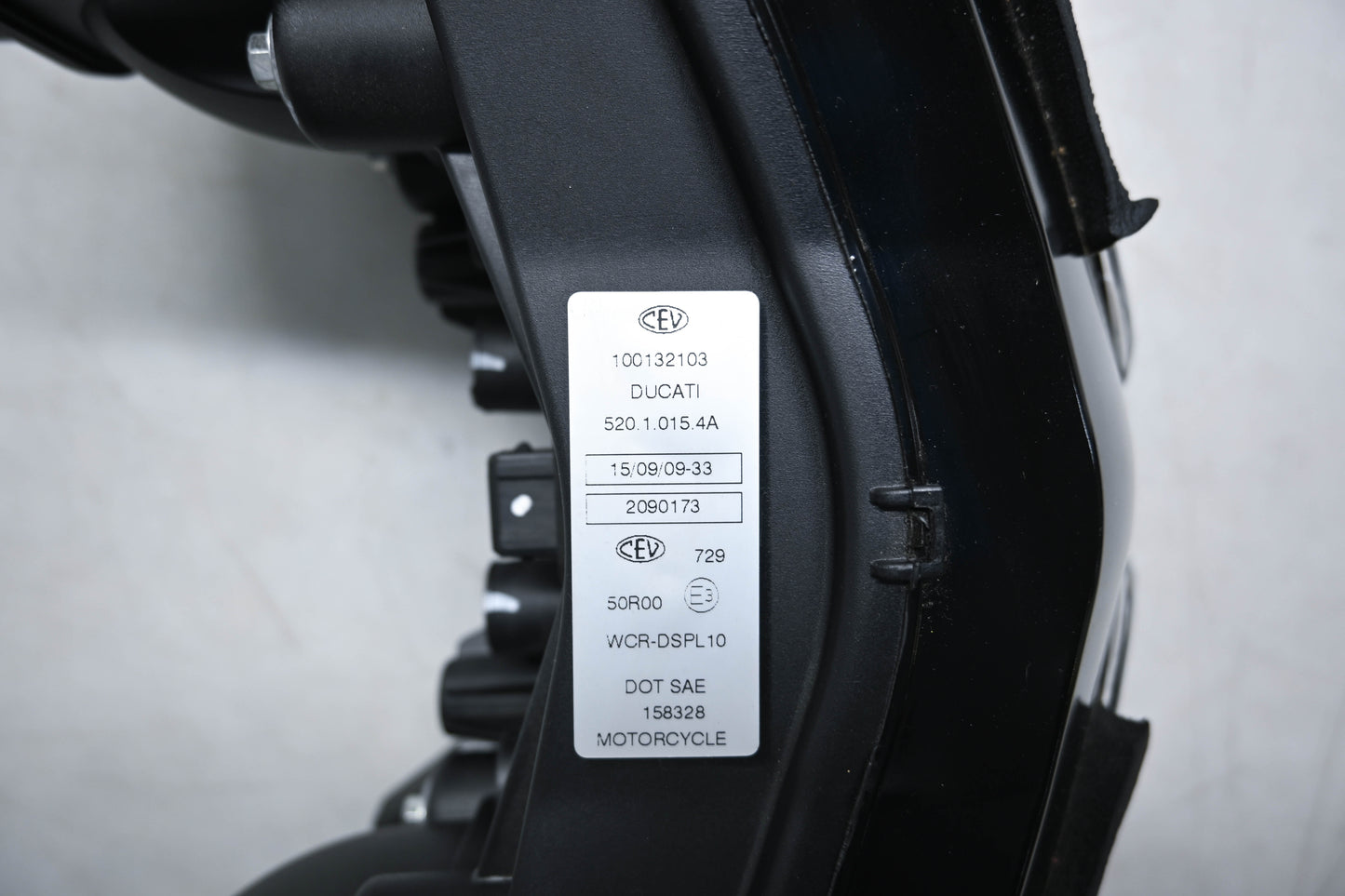 New OEM Ducati 3048250, 100132103, 2090173 Headlight Assembly NOS