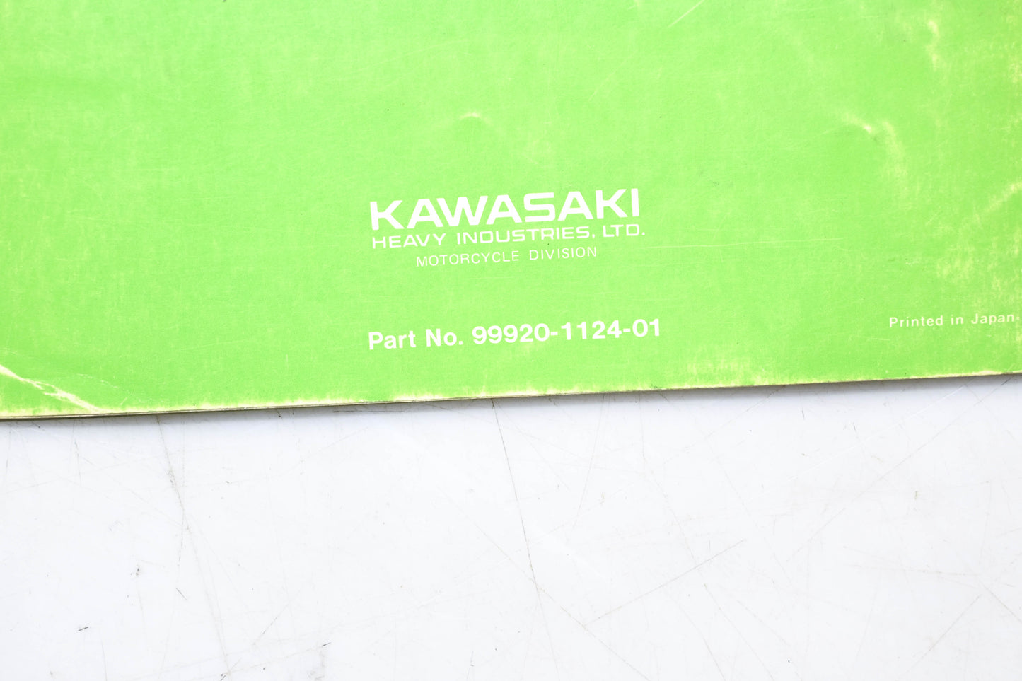 OEM Kawasaki 99920-1124-01 KX80-C1-D1 Service Manual