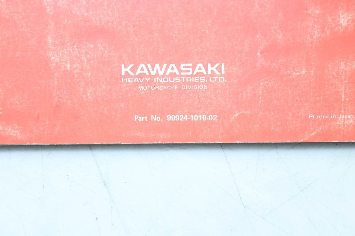 OEM Kawasaki 99924-1010-02 KE125 Service Manual