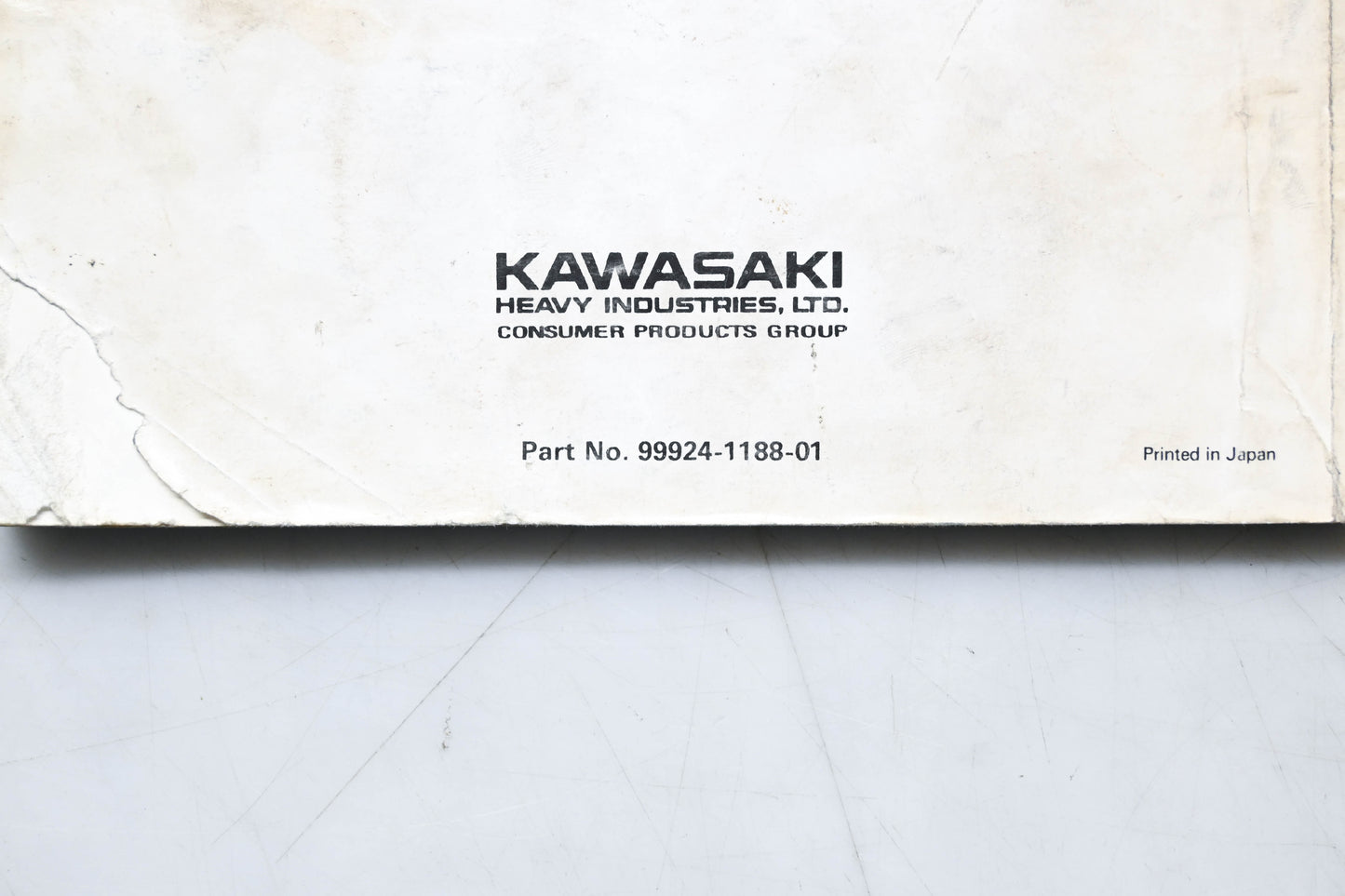 OEM Kawasaki 99924-1188-01 900ZXi 750ZXi Service Manual