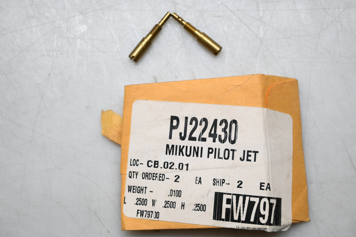 Mikuni PJ22430 Pilot Jets Qty 2 NOS