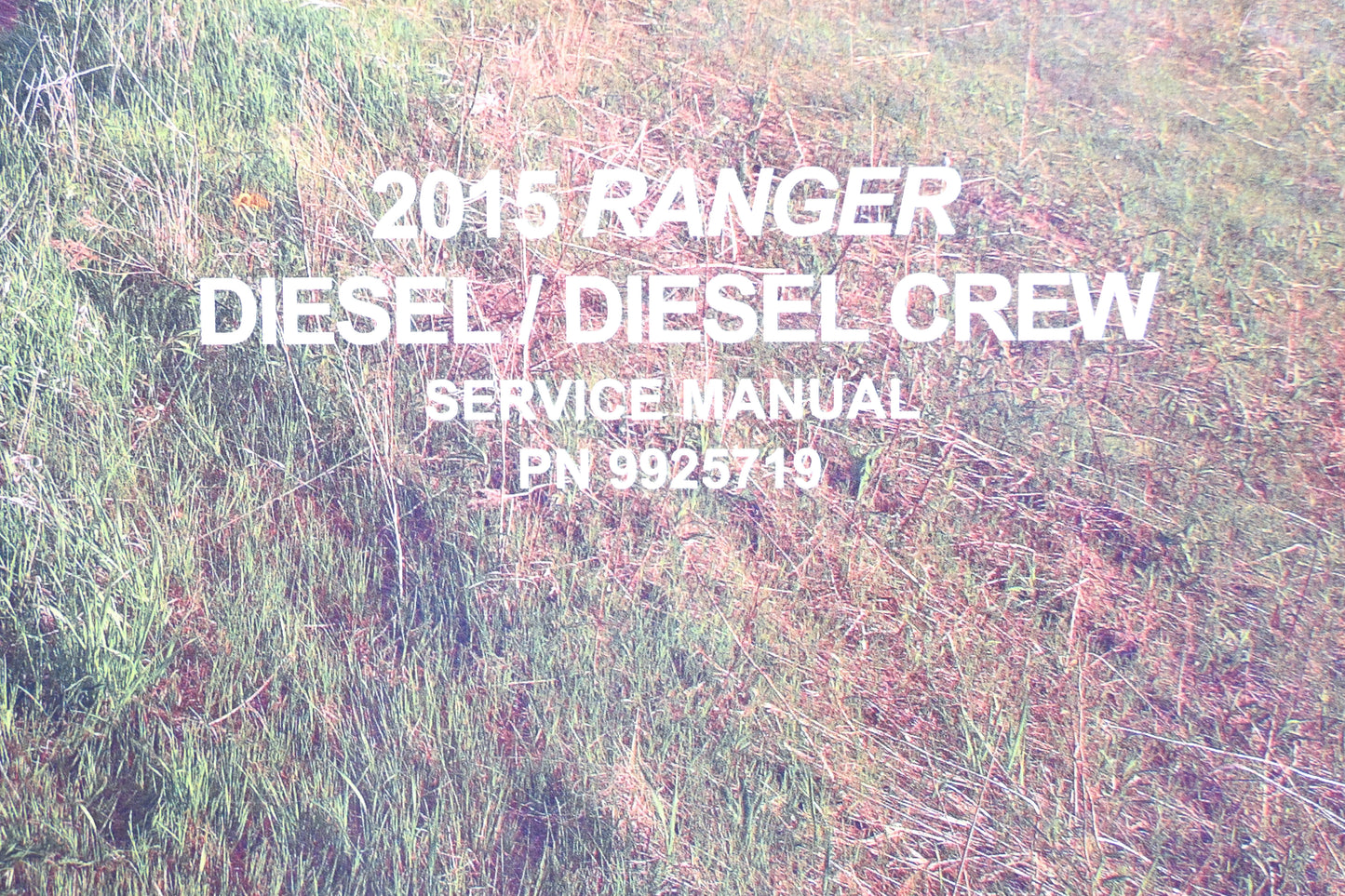 OEM Polaris 9925719 15 Ranger Diesel Service Manual