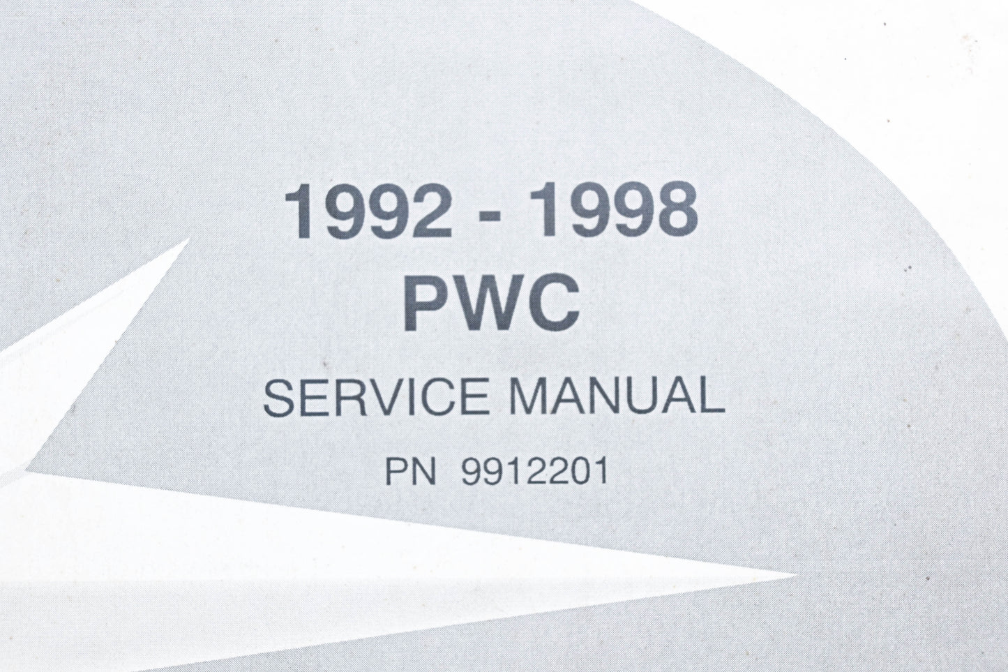 OEM Polaris 9912201 92-98 Personal Watercraft Service Manual