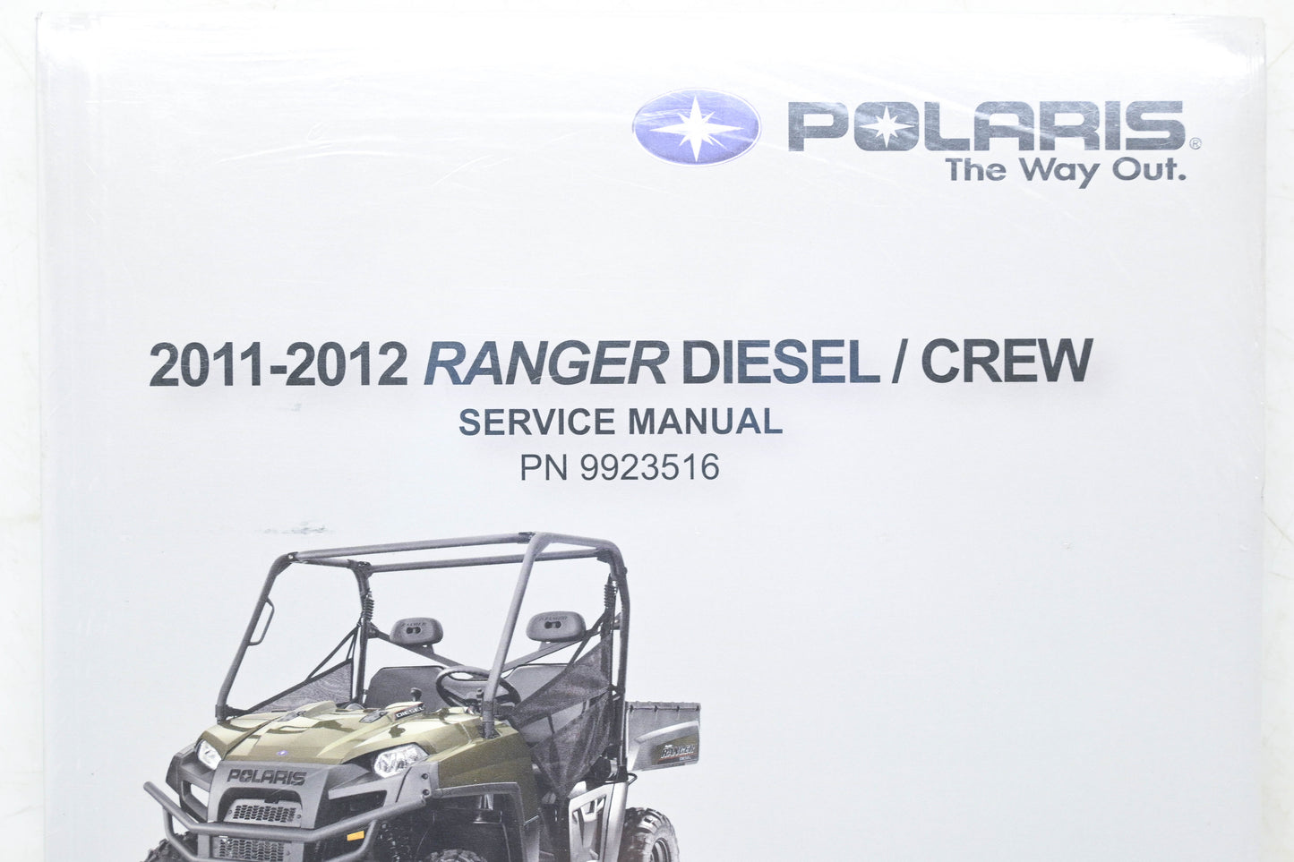 New OEM Polaris 9923516 11 12 Ranger Diesel Crew Service Manual NOS