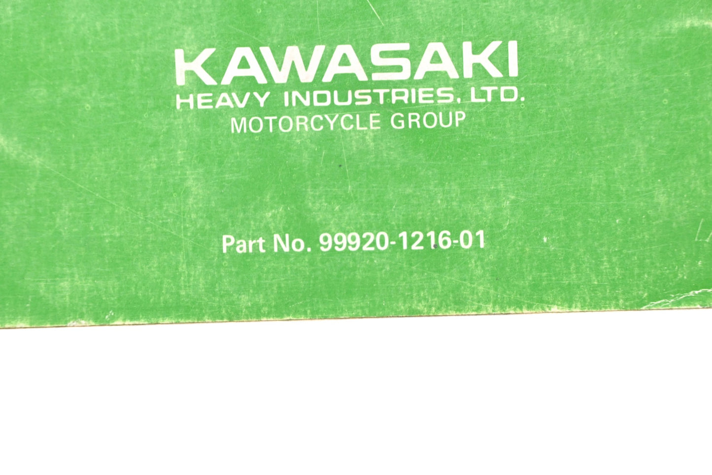 OEM Kawasaki 99920-1216-01 83 KDX200 Owner's & Service Manual