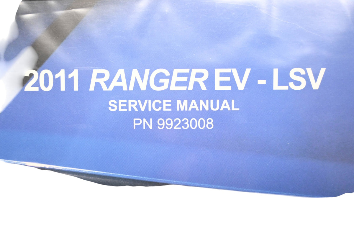 New OEM Polaris 9923008 11 Ranger EV LSV Shop Service Manual NOS
