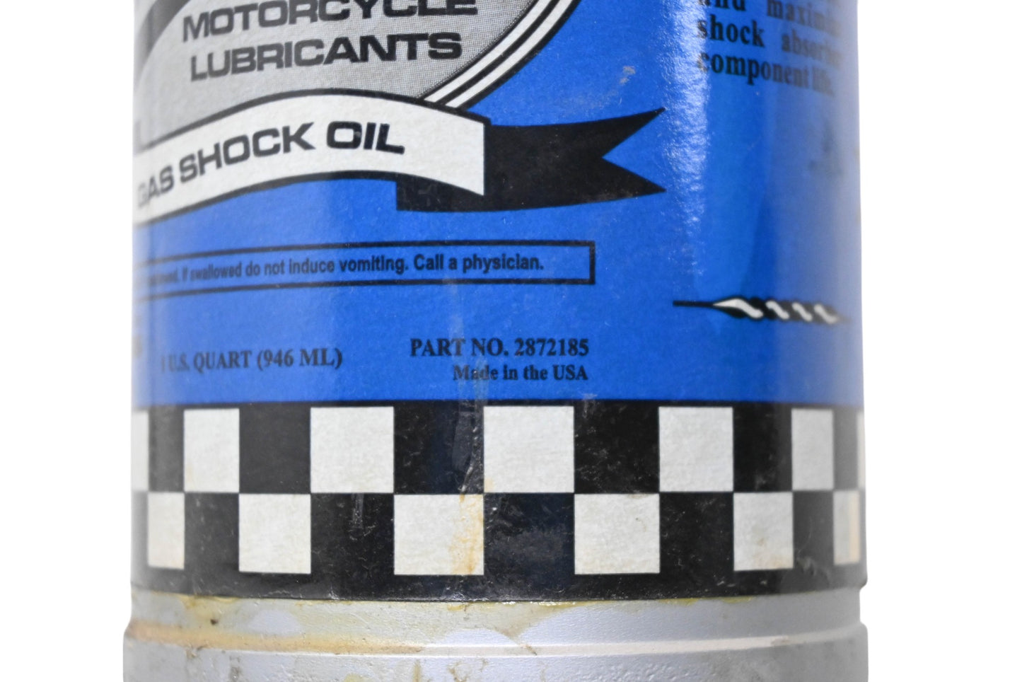 New OEM Victory 2872185 Gas Shock Oil 1 Quart NOS