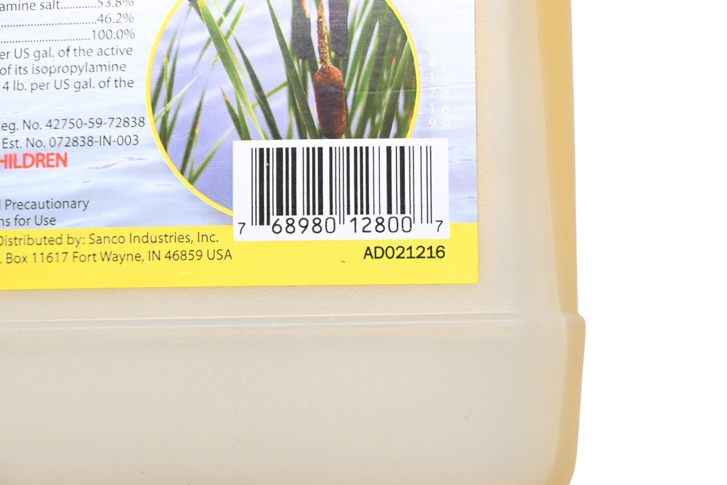 CattPlex AD021216, 768980128007 Cattail Control Herbicide 1 Quart NOS