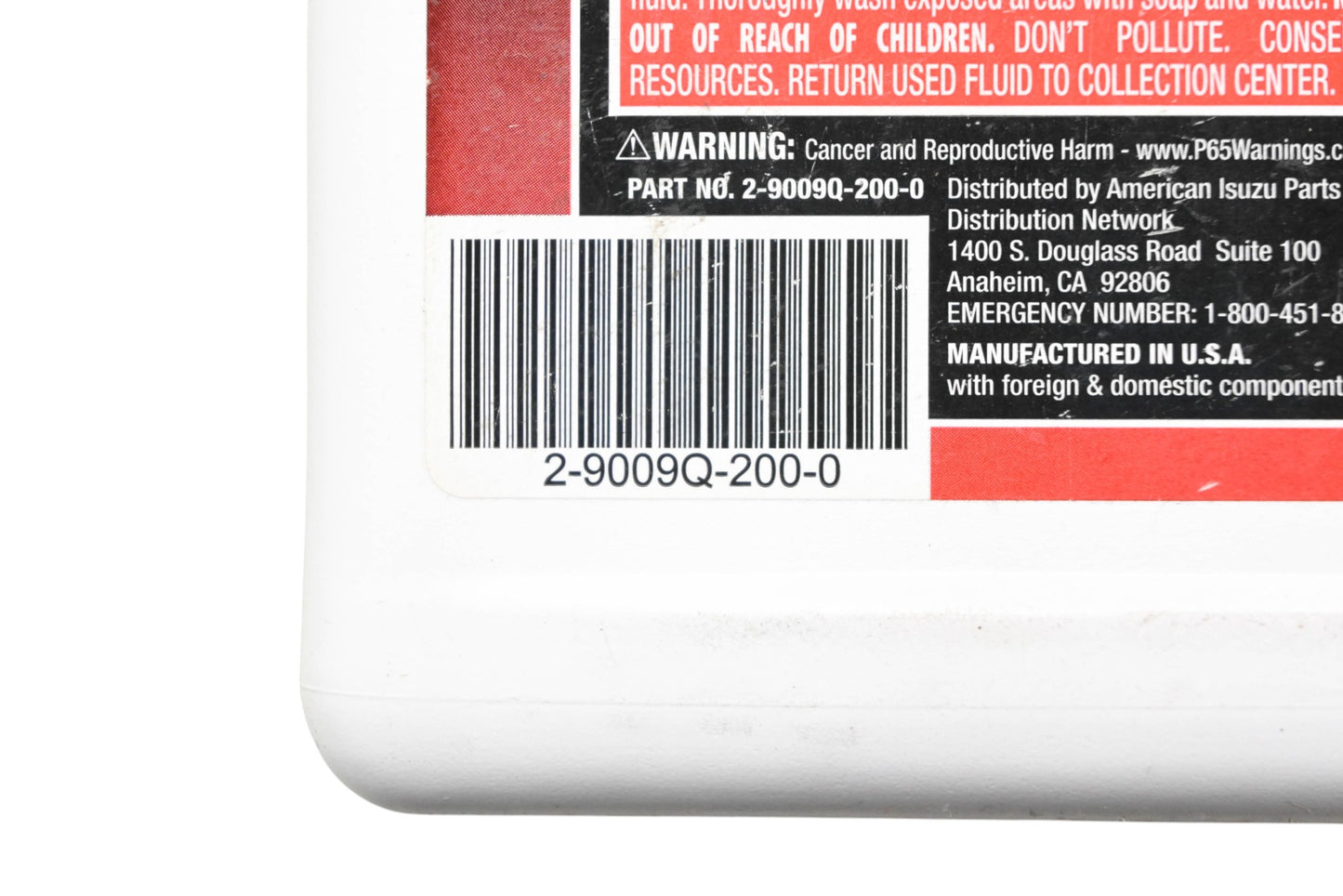 Isuzu 2-9009Q-200-0 SCS Automatic Transmission Fluid 1 Quart NOS